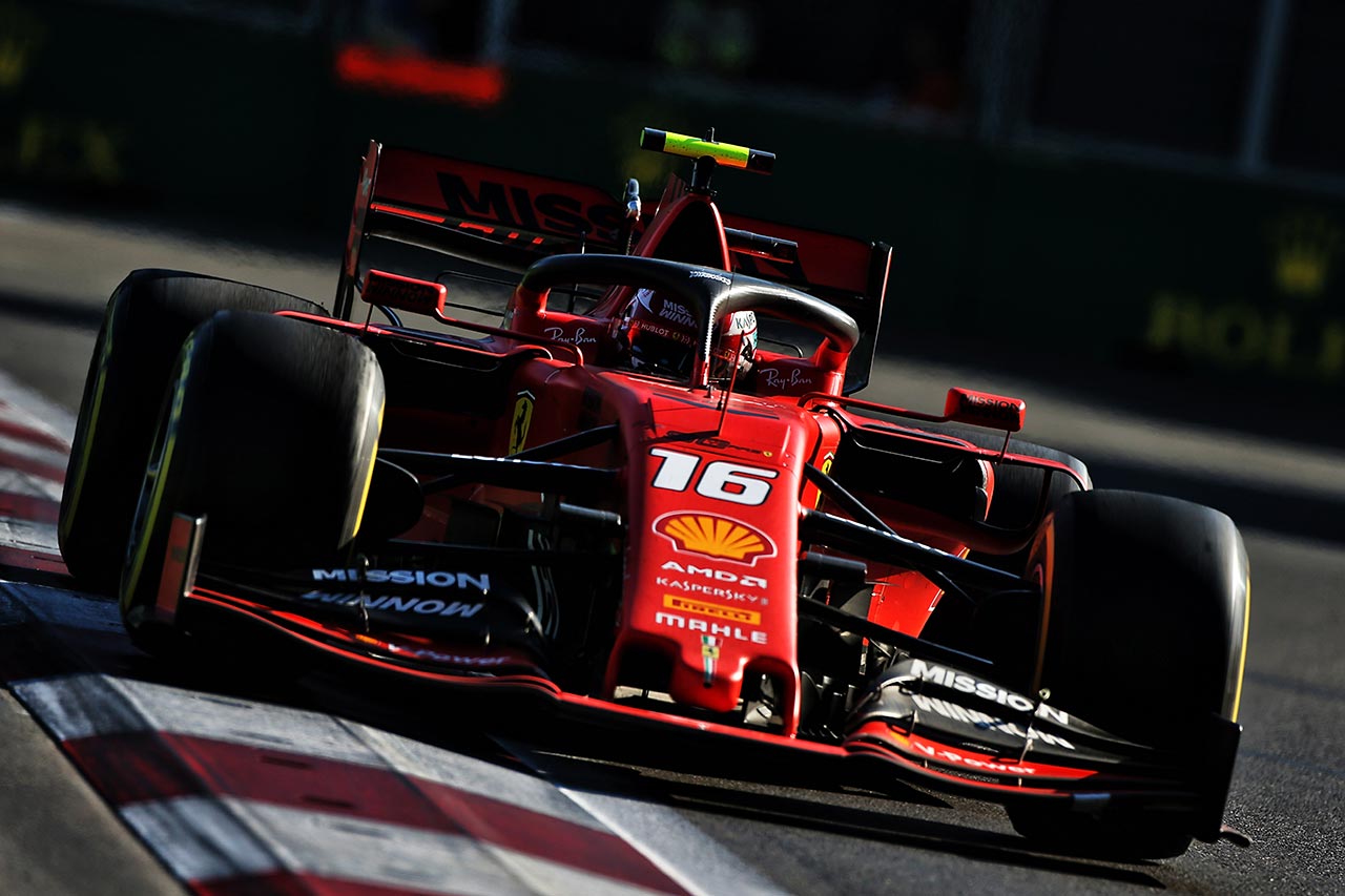 2019年F1第4戦アゼルバイジャンGP　シャルル・ルクレール（フェラーリ）