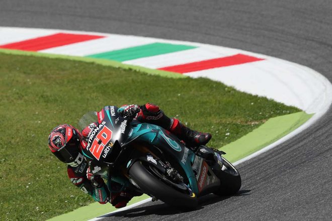 バニャイアに続き、2番手につけたクアルタラロ。ルーキーふたりが躍進した