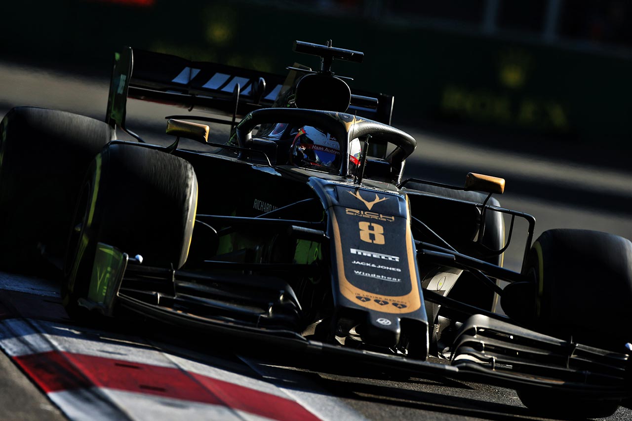 2019年F1第4戦アゼルバイジャンGP　ロマン・グロージャン（ハース）