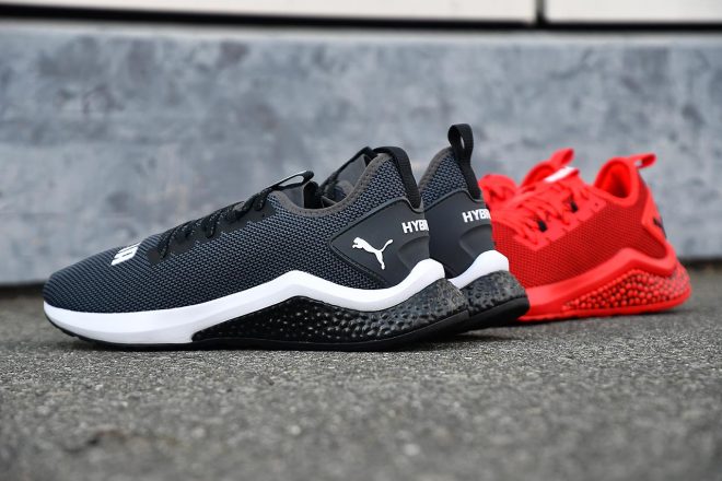 プーマのハイブリッドNX。ブラックはIMPULとKONDOが着用。レッドはKONDO RACINGがSFで履くモデルだ。