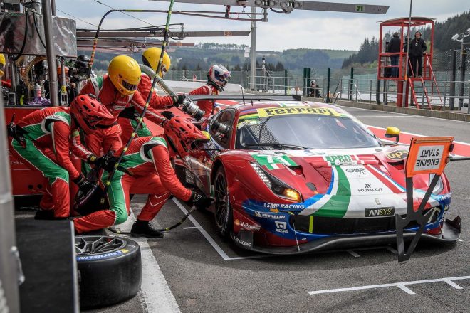 AFコルセの71号車フェラーリ488 GTE Evo