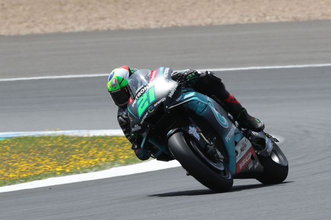 アップデートされたフェアリングをテストするモルビデリ