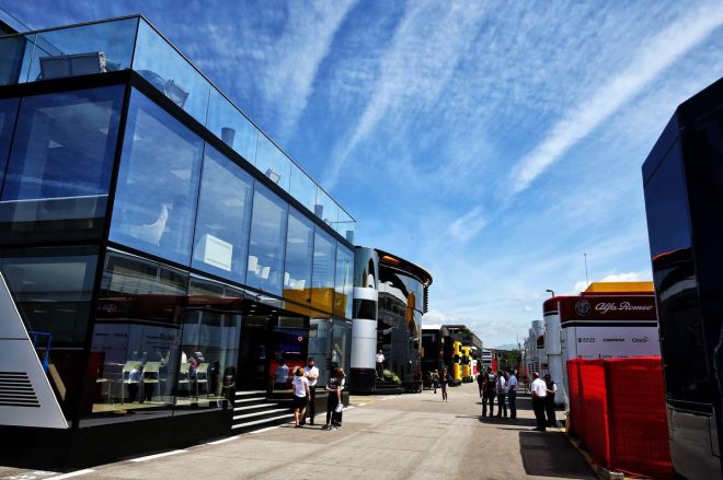 2019年F1第5戦スペインGP　レーシングポイントF1モーターホーム