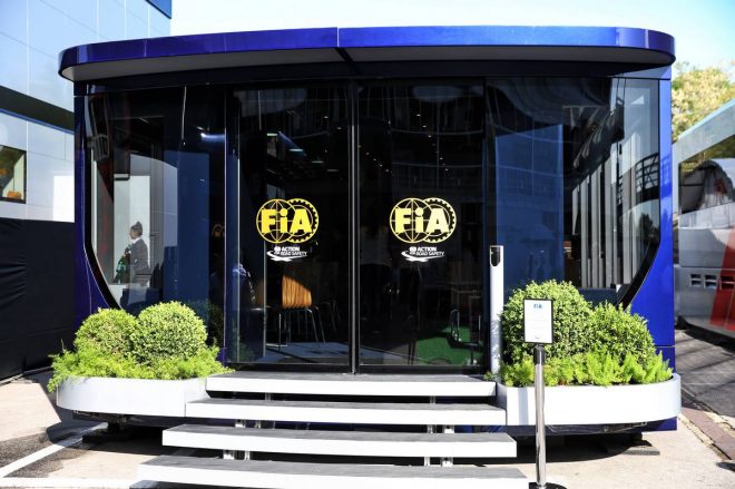 2019年F1第5戦スペインGP　FIA モーターホーム