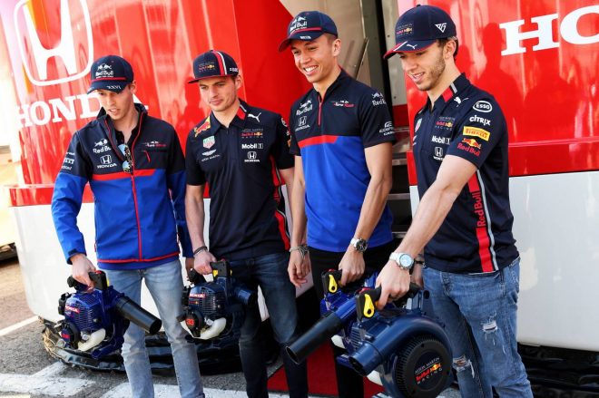 2019年F1第5戦スペインGP　レッドブル、トロロッソのドライバーたち