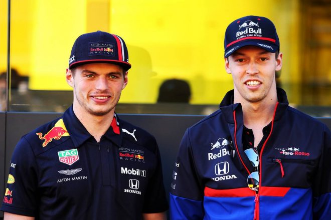 2019年F1第5戦スペインGP　マックス・フェルスタッペン、ダニール・クビアト