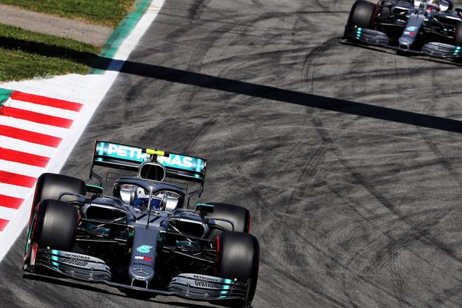 2019年F1第5戦スペインGP　バルテリ・ボッタス（メルセデス）が初日トップタイム