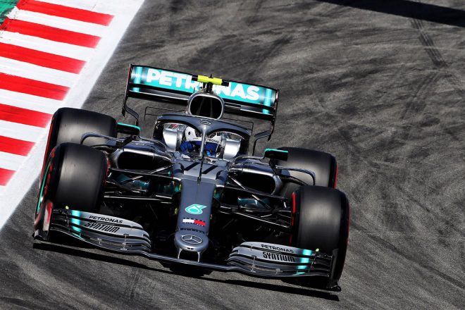 2019年F1第5戦スペインGP　バルテリ・ボッタス（メルセデス）が初日トップタイム