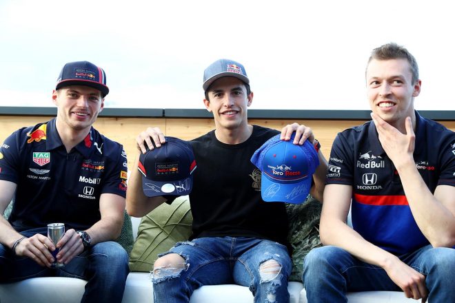 2019年F1第5戦スペインGP　MotoGPライダーのマルク・マルケスが訪問