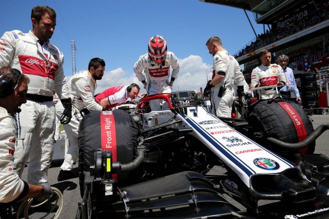 2019年F1第5戦スペインGP　キミ・ライコネン（アルファロメオ）