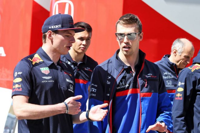 2019年F1第5戦スペインGP　マックス・フェルスタッペン、ダニール・クビアト
