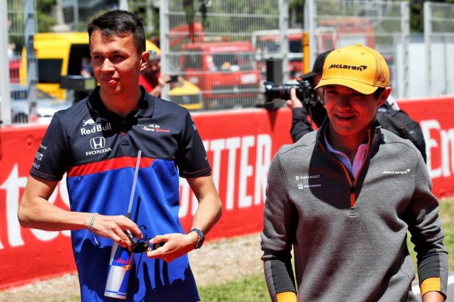 2019年F1第5戦スペインGP　アレクサンダー・アルボン、ランド・ノリス