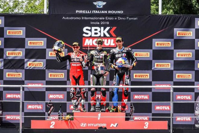 ついに今季初優勝を果たしたレイ。2位はランキングトップのバウティスタが入った