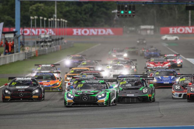 2019ブランパンGTワールドチャレンジ・アジア第3戦タイ スタートシーン