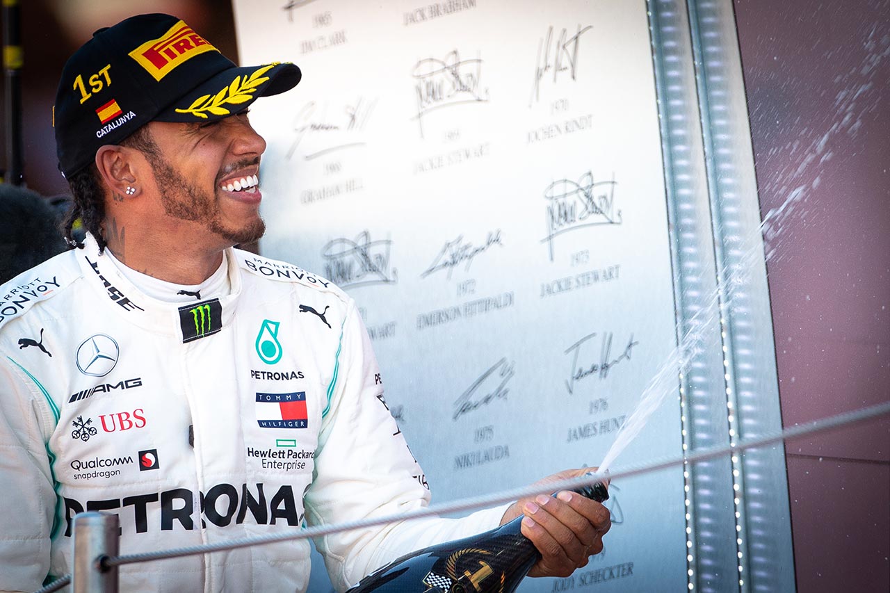 2019年F1第5戦スペインGP　ルイス・ハミルトン（メルセデス）