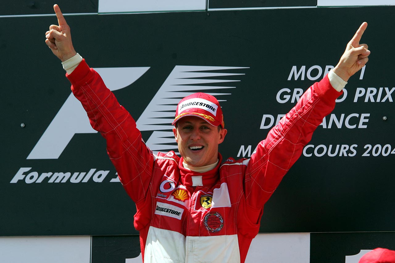 2004年F1第10戦フランスGP　ミハエル・シューマッハー（フェラーリ）