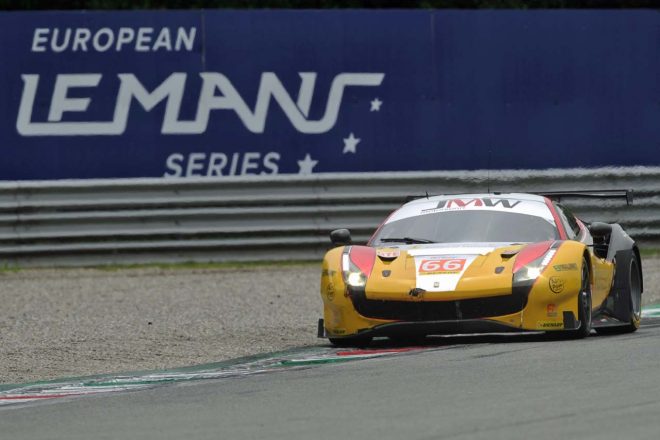 GTEクラス2位となったJMWモータースポーツの66号車フェラーリ488 GTE Evo