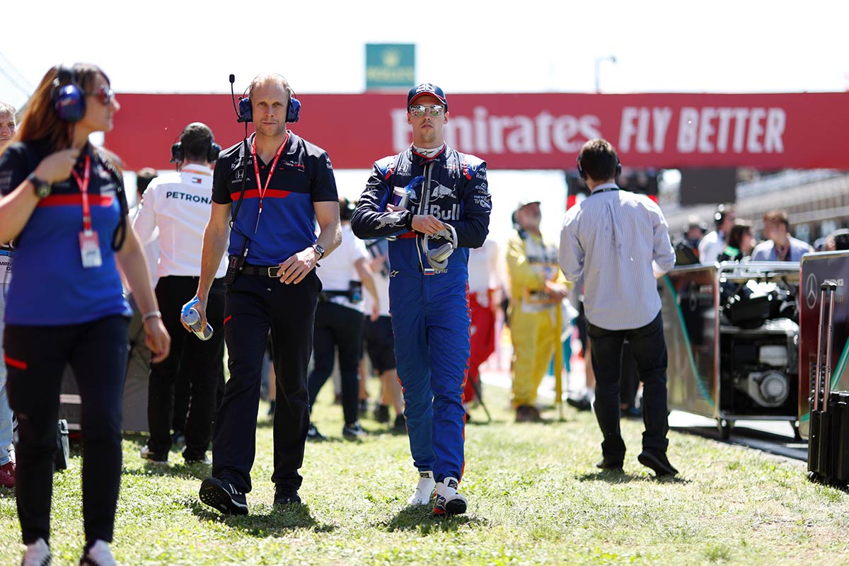 2019年F1第5戦スペインGP　ダニール・クビアト（トロロッソ・ホンダ）