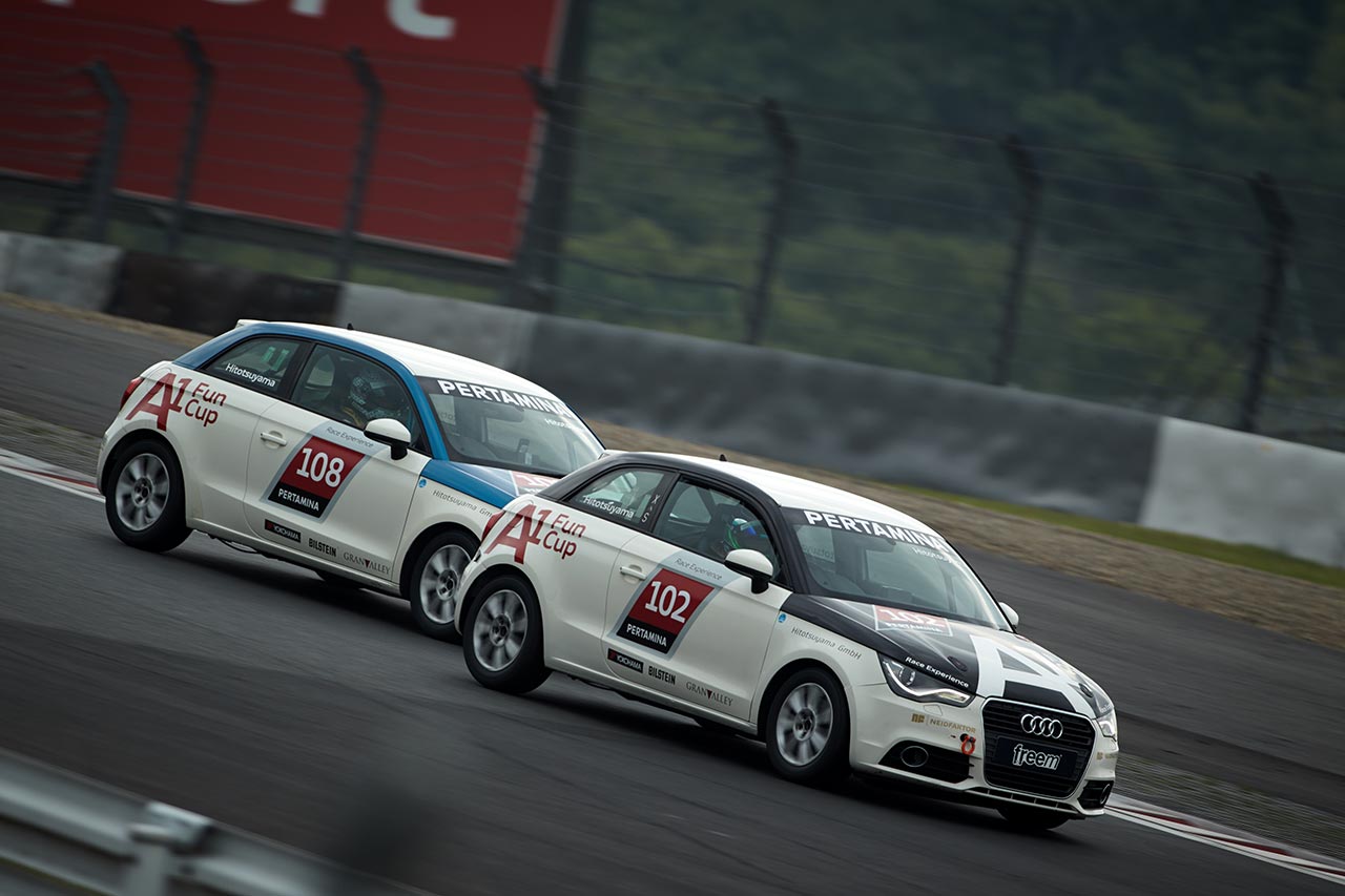 Audi A1 Fun Cup第1戦の様子