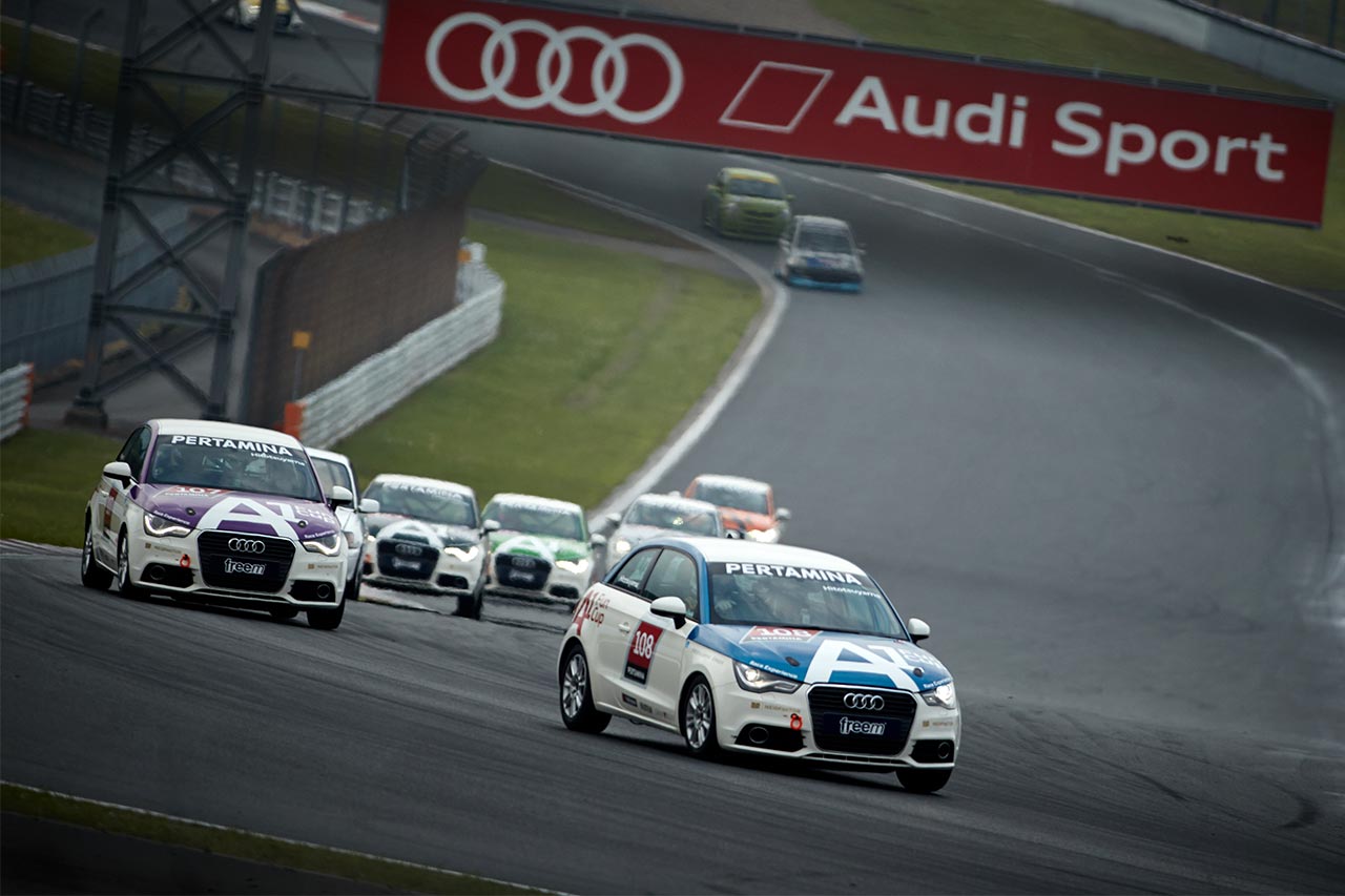 Audi A1 Fun Cup第1戦の様子