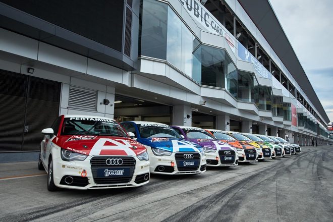 Audi A1 Fun Cup第1戦の様子