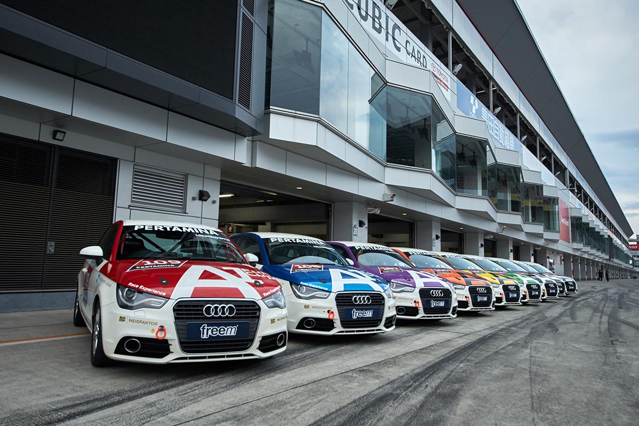 Audi A1 Fun Cup第1戦の様子