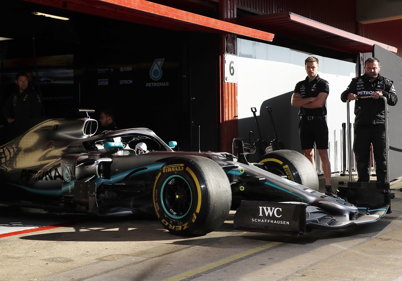 2019年F1バルセロナ・インシーズンテスト2日目　ニキータ・マゼピン（メルセデス）