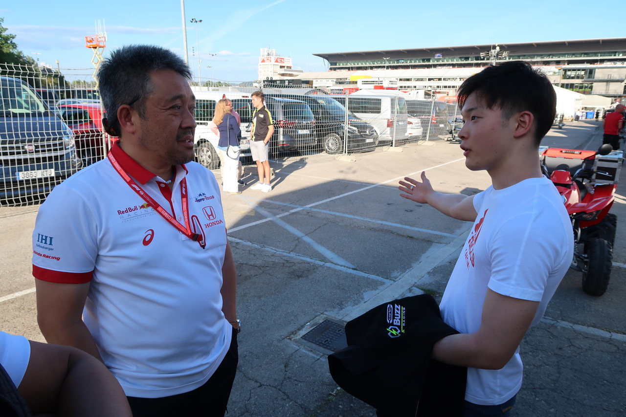 2019年FIA-F3第1戦スペイン　名取鉄平（カーリン・バズ・レーシング）, ホンダF1山本雅史マネージングディレクター