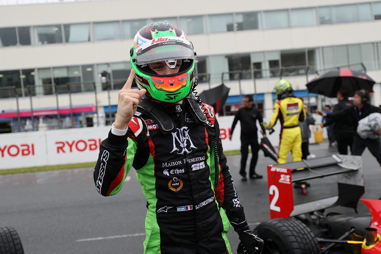 全日本F3選手権第3戦オートポリスを制したサッシャ・フェネストラズ（B-Max Racing with motopark F3）