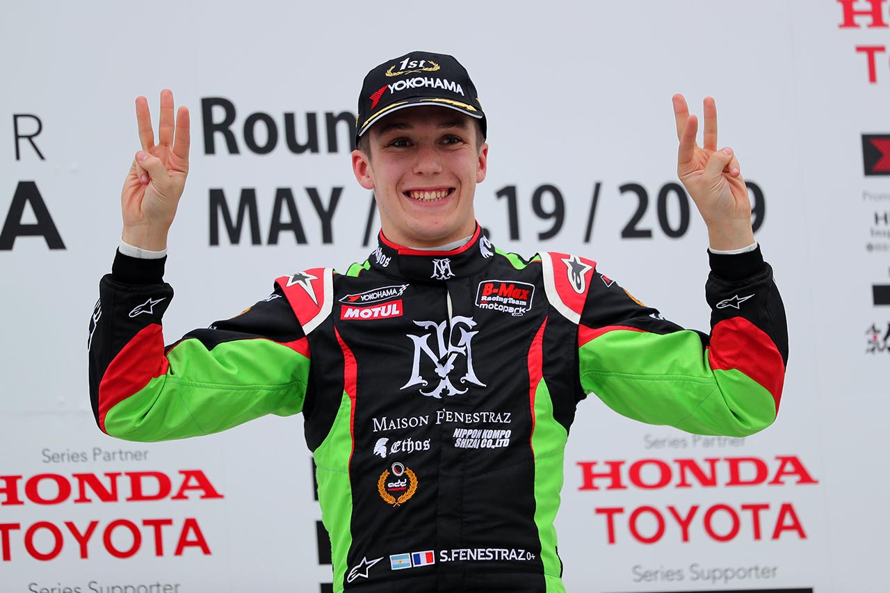 全日本F3選手権第5戦を制し3連勝を飾ったサッシャ・フェネストラズ