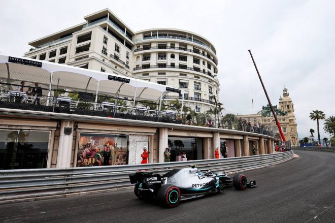 2019年F1第6戦モナコGP　バルテリ・ボッタス（メルセデス）
