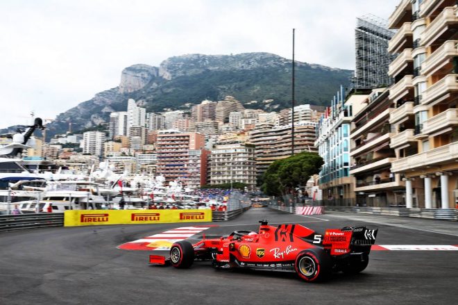 2019年F1第6戦モナコGP　セバスチャン・ベッテル（フェラーリ）
