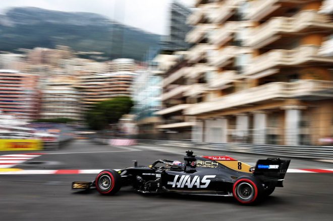 2019年F1第6戦モナコGP　ロマン・グロージャン（ハース）