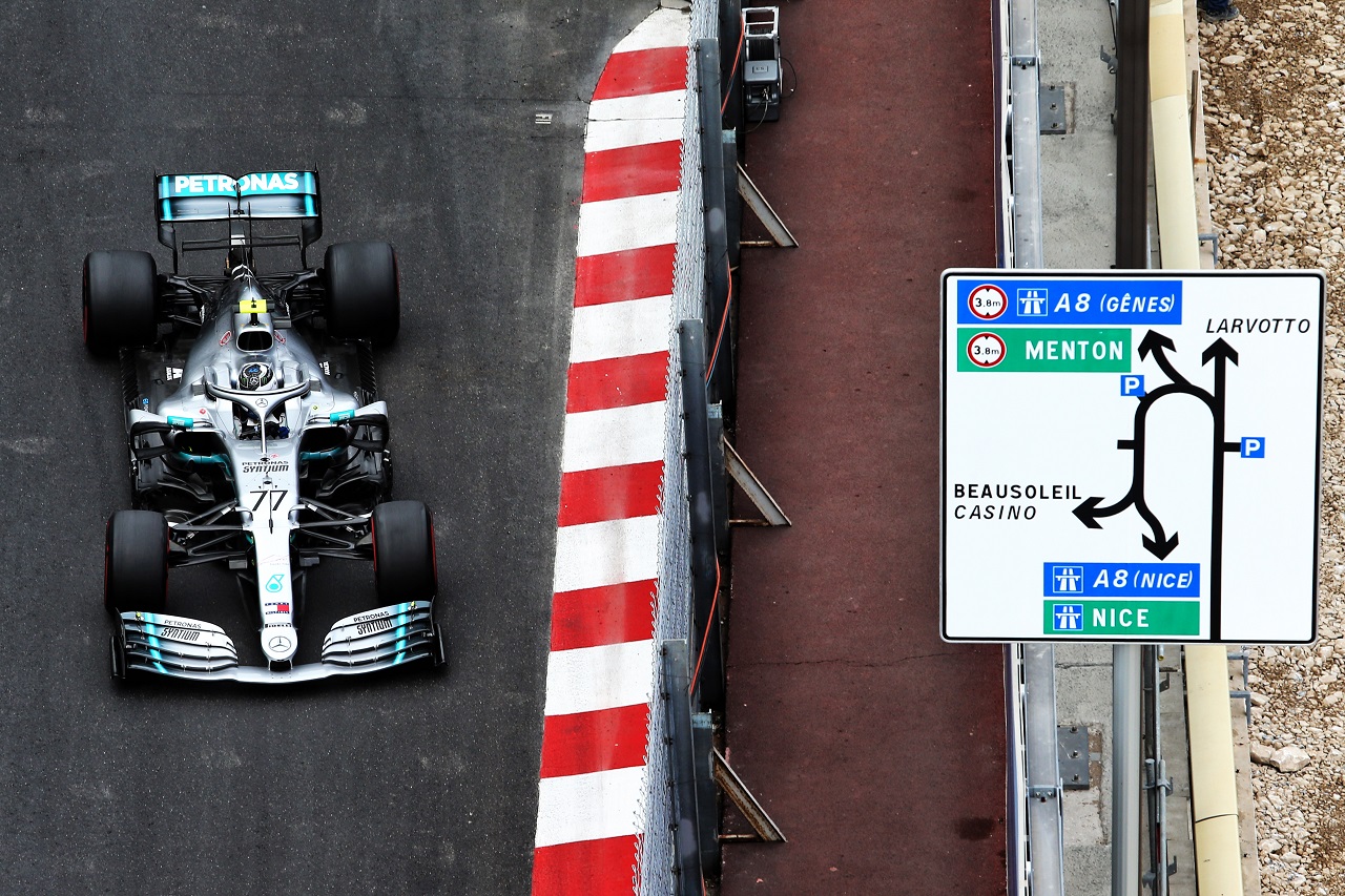 2019年F1第6戦モナコGP　バルテリ・ボッタスのメルセデスF1 W10