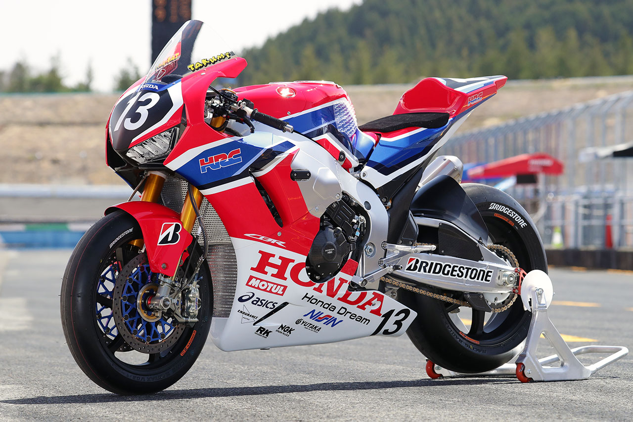 Team HRCのホンダCBR1000RR SP2 2019年仕様（左フロント）
