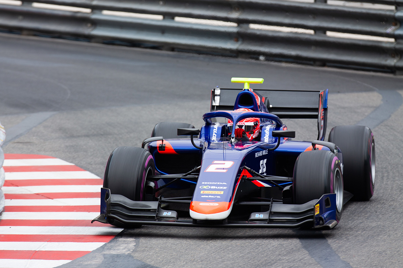 FIA-F2第4戦モナコ　松下信治（カーリン）