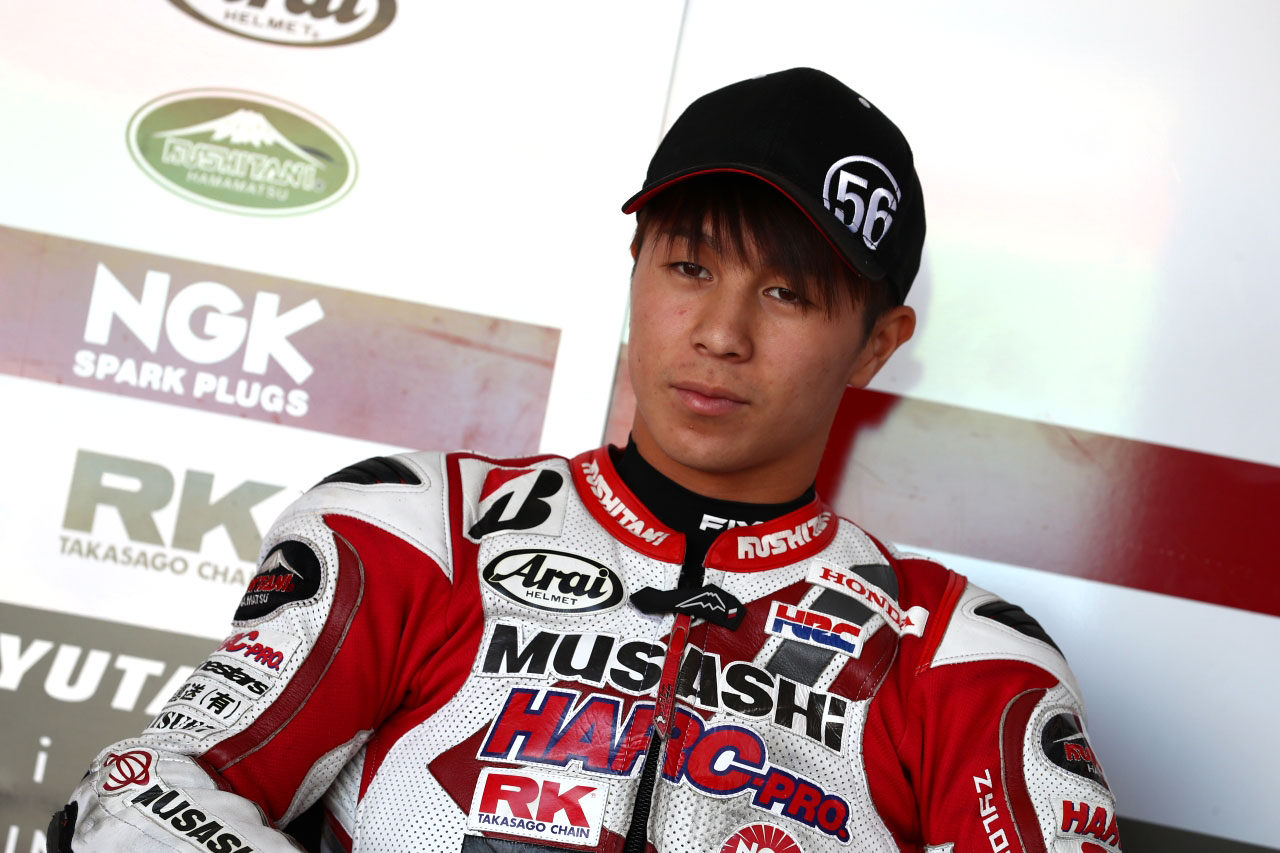 代役参戦でMoto2デビューすることになった名越哲平