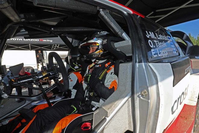 勝田は2018年、トヨタ・ヤリスWRCをグラベルで試乗した経験もある