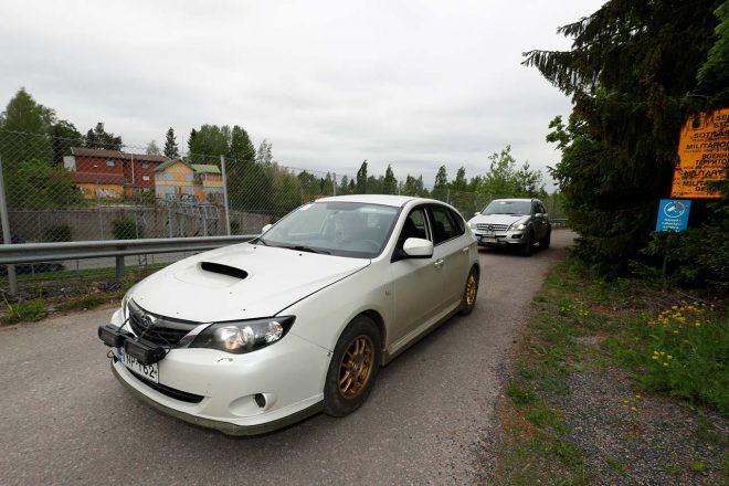 リーヒマキ・ラリーのレッキをこなす勝田貴元