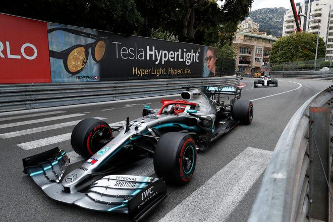 2019年F1第6戦モナコGP　ルイス・ハミルトン（メルセデス）
