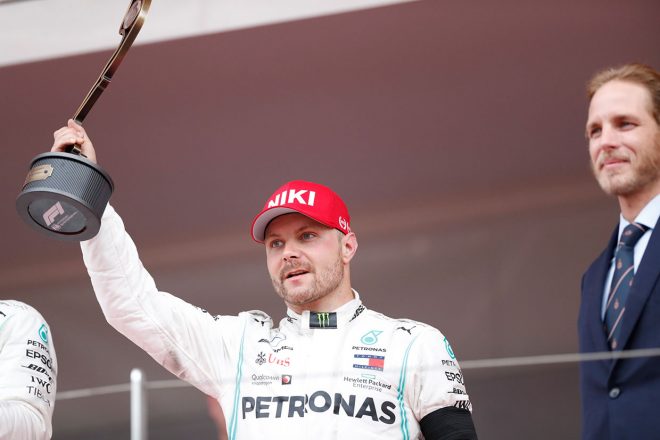 2019年F1第6戦モナコGP　バルテリ・ボッタス（メルセデス）