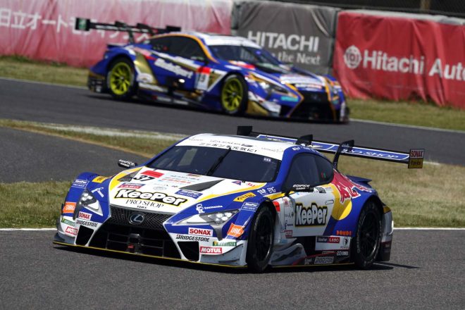 粘り強い走りで2位となったKeePer TOM’S LC500 37号車（平川亮／ニック・キャシディ）