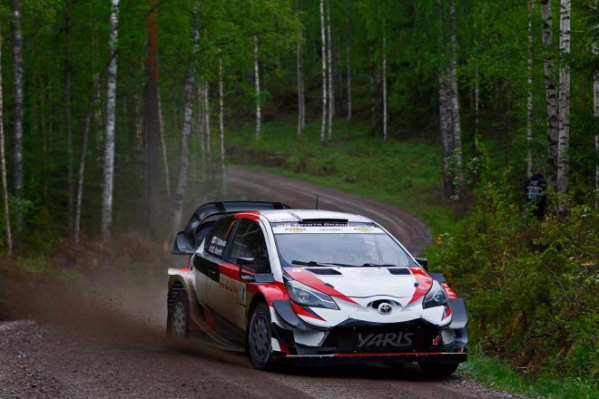 勝田貴元がドライブしたトヨタ・ヤリスWRC