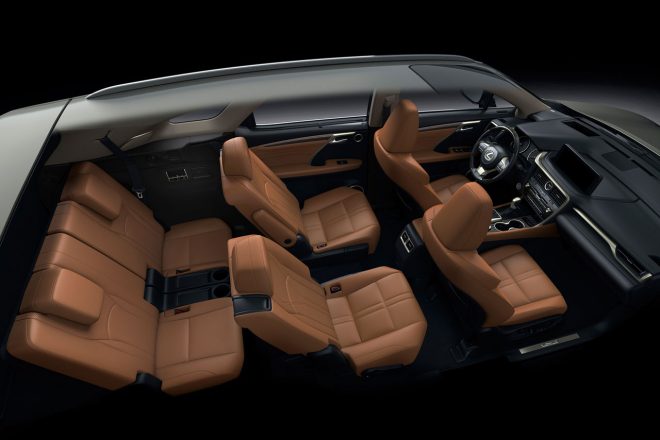 新型レクサスRXの内装