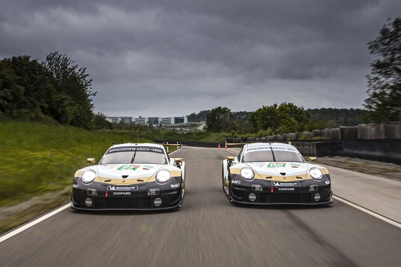 マニュファクチャラーズ王者として2019年ル・マン24時間に臨むポルシェGTチームの911 RSR