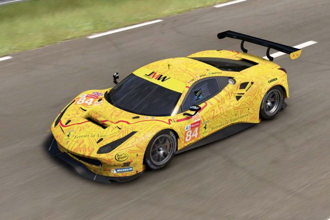 JMWモータースポーツの84号車フェラーリ488 GTE