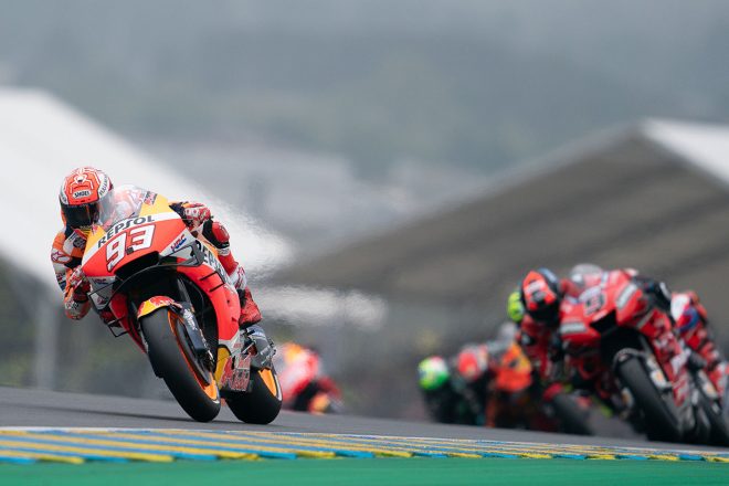 第5戦フランスGPで独走優勝したマルク・マルケス（レプソル・ホンダ・チーム）