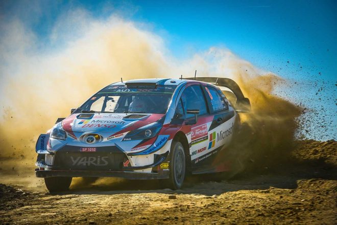 オット・タナクがドライブするトヨタ・ヤリスWRC