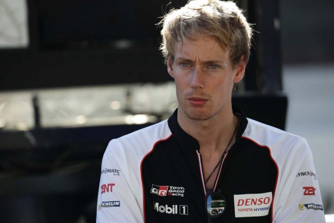 わずか3周ながら、トヨタTS050ハイブリッドで公式セッションデビューを果たしたブレンドン・ハートレー
