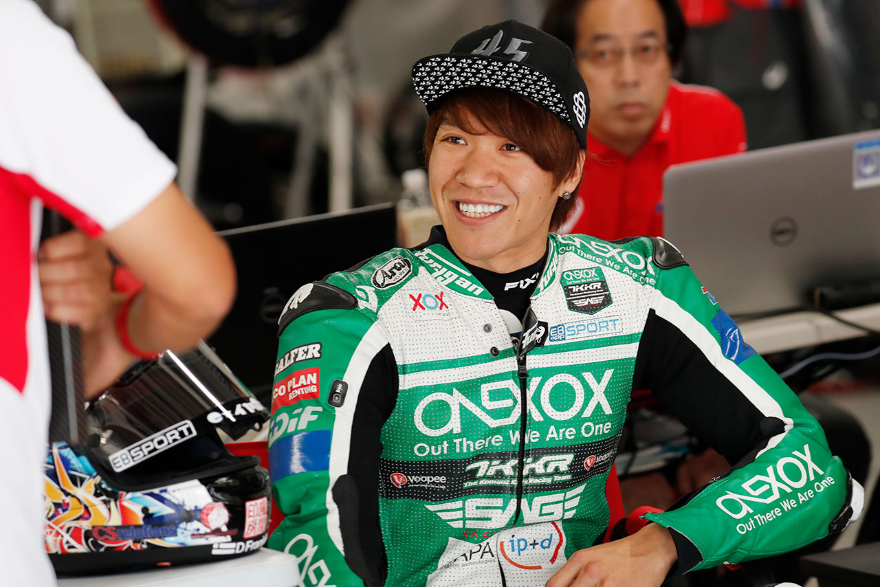 メーカー合同テスト2日目からTeam HRCに合流した長島哲太